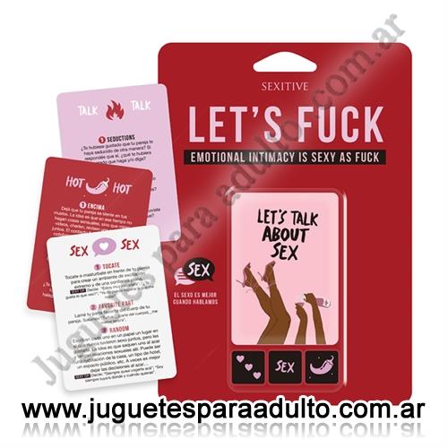 Accesorios, , Juego de cartas y dados Let's Fuck